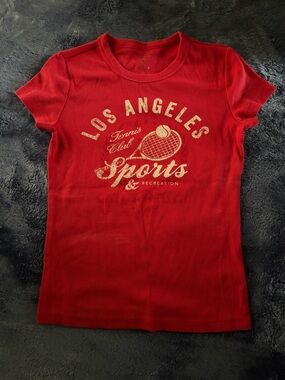 Red 'Los Angeles Sports' Graphic Tee - Kids